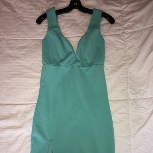 Sexy teal dress